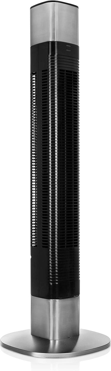 Princess 350000 Ventilador de torre Smart, 103 cm alto, control a través de aplicación y por asistentes de voz, 103 cm de alto, temporizador 1-8 h, 54 dB, 3 modos (sueño, natural y normal), 50 W